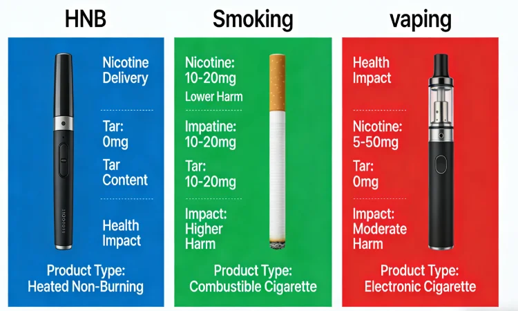 HNB vs Smoking & Vaping